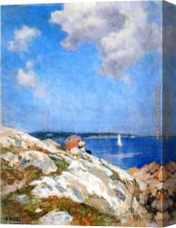 Cape Canvas Paintings - Cape Ann Coast by Edward Henry Potthast