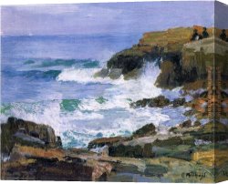 Count Henry I of Nassau with His Bride Canvas Paintings - Looking out to Sea by Edward Henry Potthast