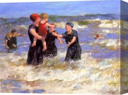 Friends Canvas Paintings - Making Friends by Edward Henry Potthast