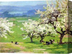Springtime Canvas Paintings - Springtime by Edward Henry Potthast
