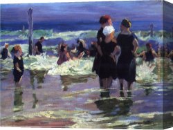 The Gossips Canvas Paintings - The Gossips by Edward Henry Potthast