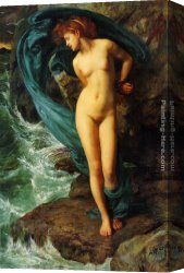 Perseus Frees Andromeda Canvas Paintings - Andromeda by Edward John Poynter