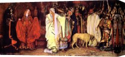 The Beatles @ Abbey Road Canvas Paintings - Cordelia's Farewell by Edwin Austin Abbey