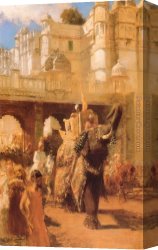 Royal Canvas Paintings - A Royal Procession by Edwin Lord Weeks
