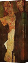 Prophet Canvas Paintings - Prophets by Egon Schiele