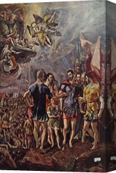 Greco Canvas Paintings - Martyrdom of St Maurice and his Legions by El Greco