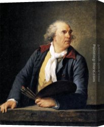 Hubert Robert Canvas Paintings - Hubert Robert, Artist by Elisabeth Louise Vigee-Le Brun