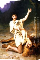 Shepherd Canvas Paintings - The Shepherd David by Elizabeth Jane Gardner Bouguereau