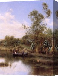 The Hunting Party Canvas Paintings - The Boating Party by Emilio Sanchez-Perrier