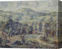 An Early Departure Canvas Paintings - Early Summer, Vermont by Ernest Lawson