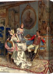 The Beginning of a Perfect Day Canvas Paintings - The Last Days Of The Empire by Ettore Simonetti