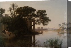 Moses Canvas Paintings - The Finding of Moses by Eugene Pierre Francois Giraud