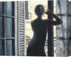 Siesta Canvas Paintings - Lettizia A La Siesta by Fabian Perez