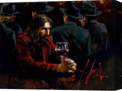 Buena Vista Bar Canvas Paintings - Man at the Bar III by Fabian Perez