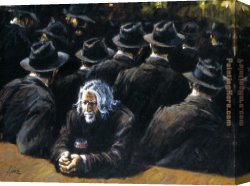 Alonso Perez Canvas Paintings - Untitled II by Fabian Perez