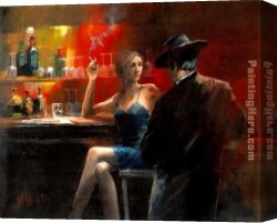 Alonso Perez Canvas Paintings - Untitled iii by Fabian Perez