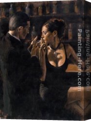 Story Canvas Paintings - when the story begins by Fabian Perez