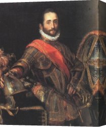 S. Francesco Della Vigna Church And Campo Canvas Paintings - Francesco II della Rovere by Federico Fiori Barocci