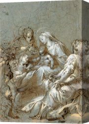 The Adoration of The Magi Canvas Paintings - The Adoration of the Magi by Federico Fiori Barocci