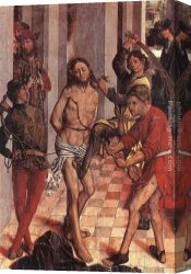 Flagellation Canvas Paintings - Flagellation by Fernando Gallego