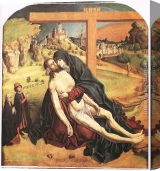 Piet Canvas Paintings - Piet&agrave; by Fernando Gallego