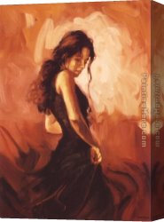 Study for Flamenco Canvas Paintings - mark spain carmen by Flamenco Dancer