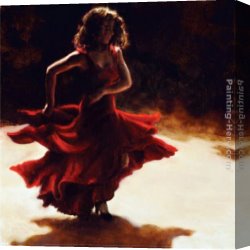 Spirit of Spring Canvas Paintings - Spirit of Flamenco by Flamenco Dancer