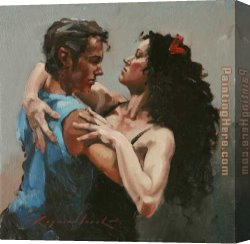 Sweet Canvas Paintings - Sweet Surrender by Flamenco Dancer