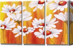 Presenting Flowers to The Infant Canvas Paintings - 21806 by flower