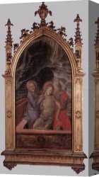 Piet Canvas Paintings - Piet&agrave; by Fra Filippo Lippi