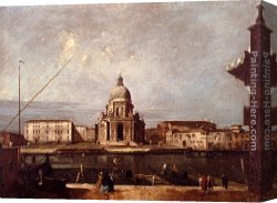 Salute Canvas Paintings - Santa Maria Della Salute by Francesco Albotto