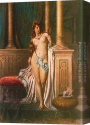 Toilette Canvas Paintings - Toilette by Francesco Ballesio