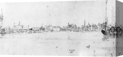 Bacino Canvas Paintings - The Molo from the Bacino by Francesco Guardi