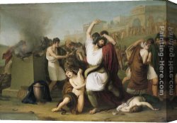 Hayez Canvas Paintings - Laoco&ouml;n by Francesco Hayez