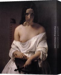 Francesco Canvas Paintings - Meditation on the History of Italy by Francesco Hayez