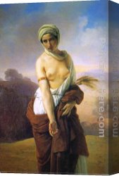 Hayez Canvas Paintings - Ruth by Francesco Hayez