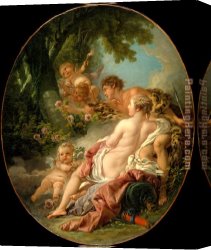 Boucher Canvas Paintings - DT8876 by Francois Boucher