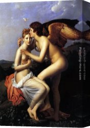 Gerard De Lairesse Canvas Paintings - Cupid and Psyche by Francois Gerard