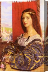 Cadogan Canvas Paintings - Molly, Duchess Of Nona (Maurice Howlett's 'Little Novel Of Italy) by Frank Cadogan Cowper