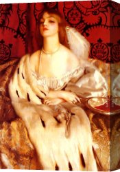 Cadogan Canvas Paintings - Vanity by Frank Cadogan Cowper