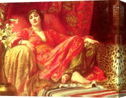 Passion Canvas Paintings - Passion by Frank Dicksee