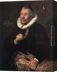 Cornelisz Canvas Paintings - Pieter Cornelisz van der Morsch by Frans Hals
