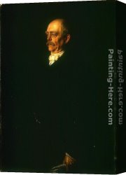 Otto Canvas Paintings - Bildnis Otto von Bismarck by Franz von Lenbach
