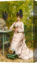 Hendrik Canvas Paintings - An Interesting Story by Frederick Hendrik Kaemmerer