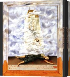 Kahlo Canvas Paintings - The Suicide of Dorothy Hale by Frida Kahlo