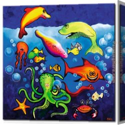 Funny Canvas Paintings - 7252 by funny