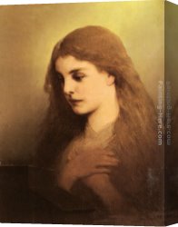 Adolph Von Menzel Canvas Paintings - In Love by Gabriel Cornelius Ritter von Max