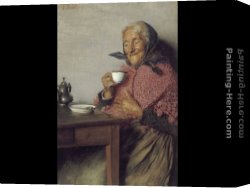 Good Canvas Paintings - A Good Brew by Gaetano Bellei