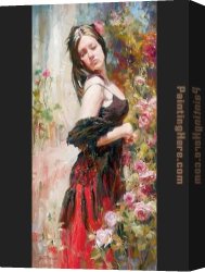 Perseus Frees Andromeda Canvas Paintings - Breaking Free by Garmash
