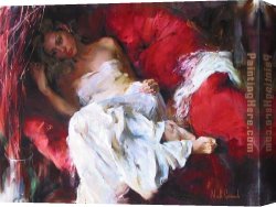 Garmash Canvas Paintings - INVITATION by Garmash